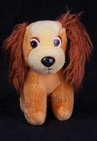 Disney Lady and the Tramp Animated Film Classic 7" Lady Dog Plush Stuffed N